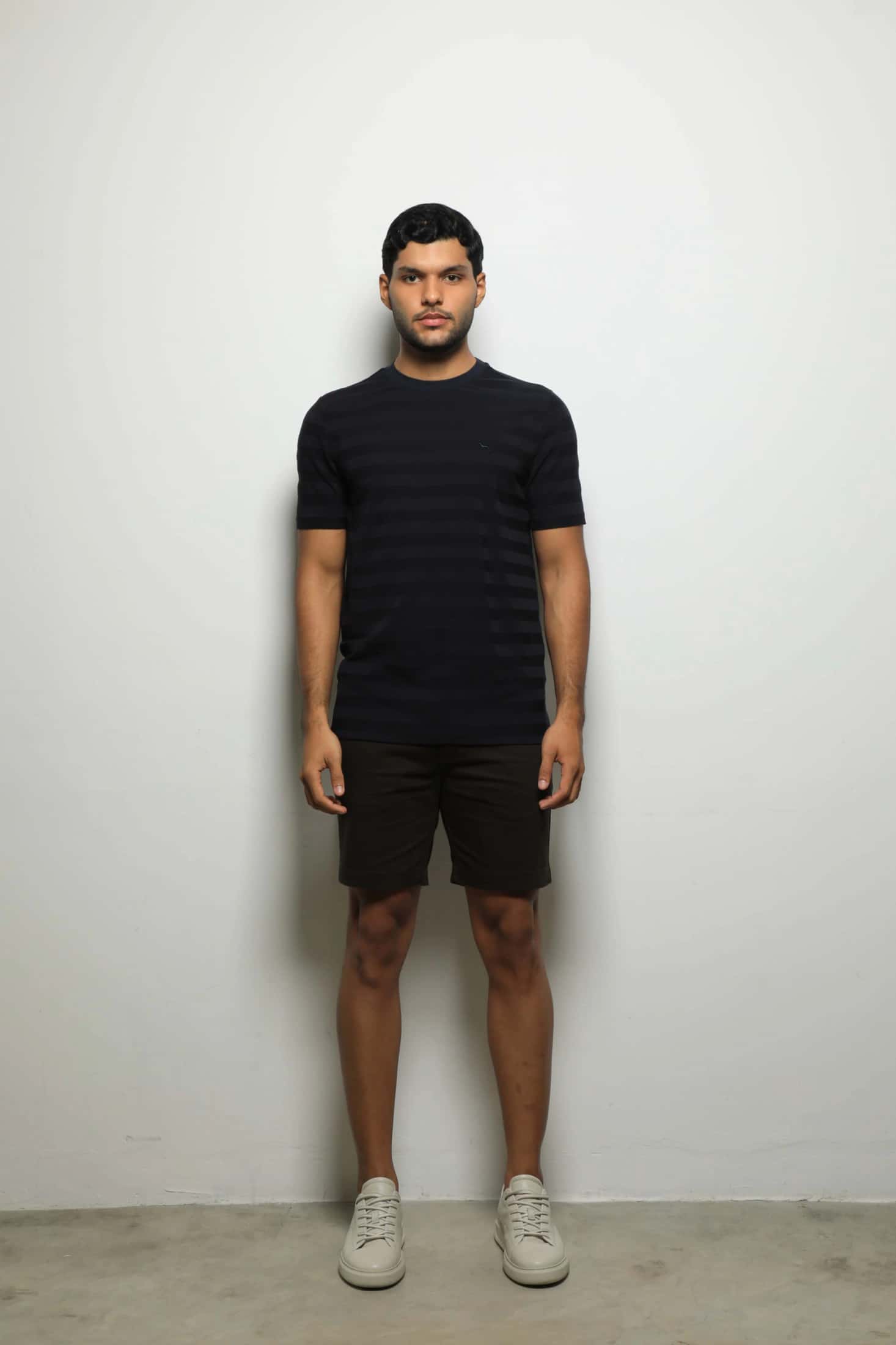 Camiseta Fashion Navy/Lineas