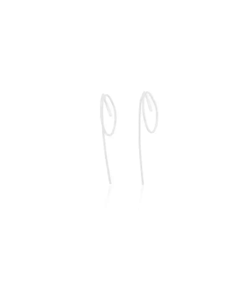 Aretes Brisa Cortos Plata