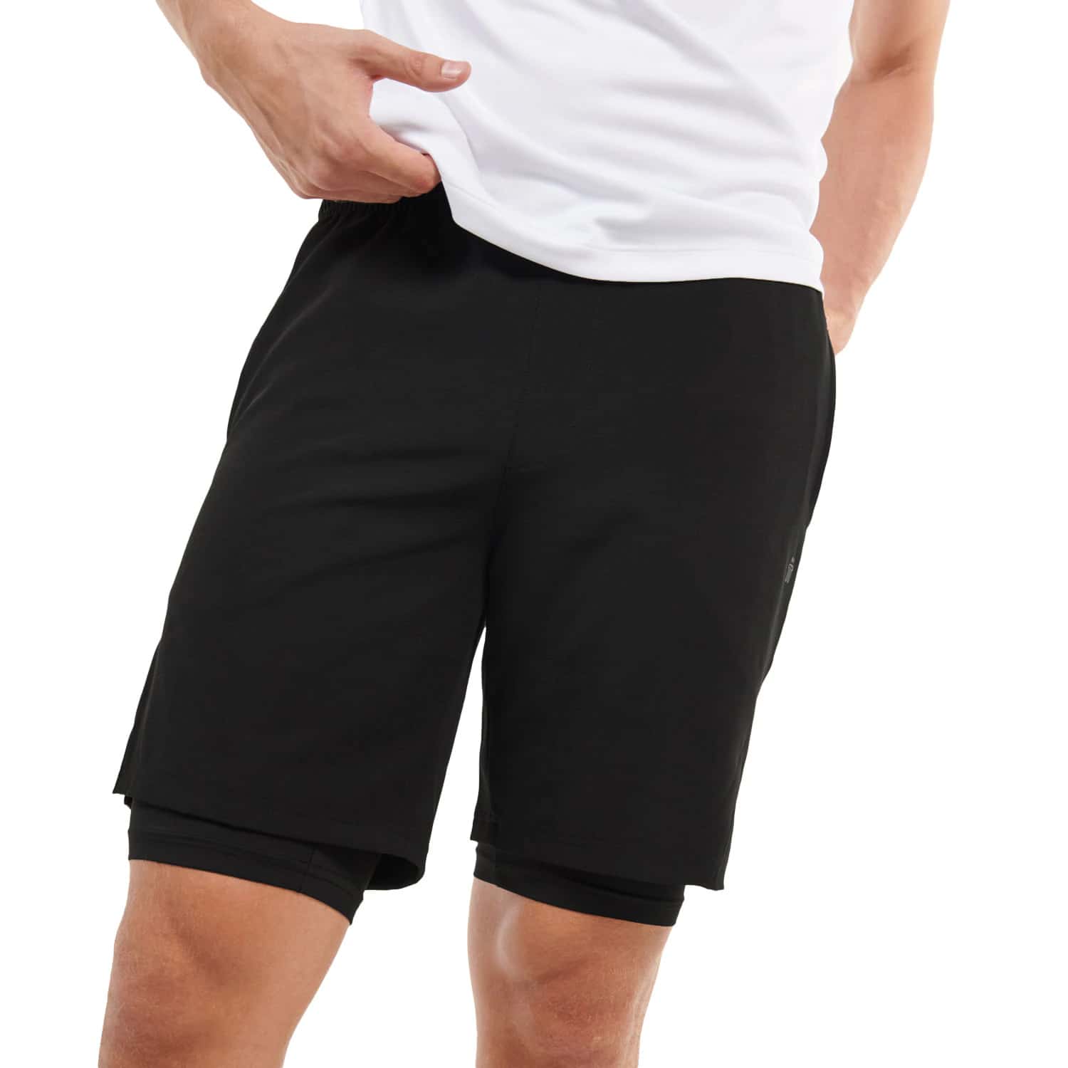 Pantaloneta De Baño Hombre Justel Negra