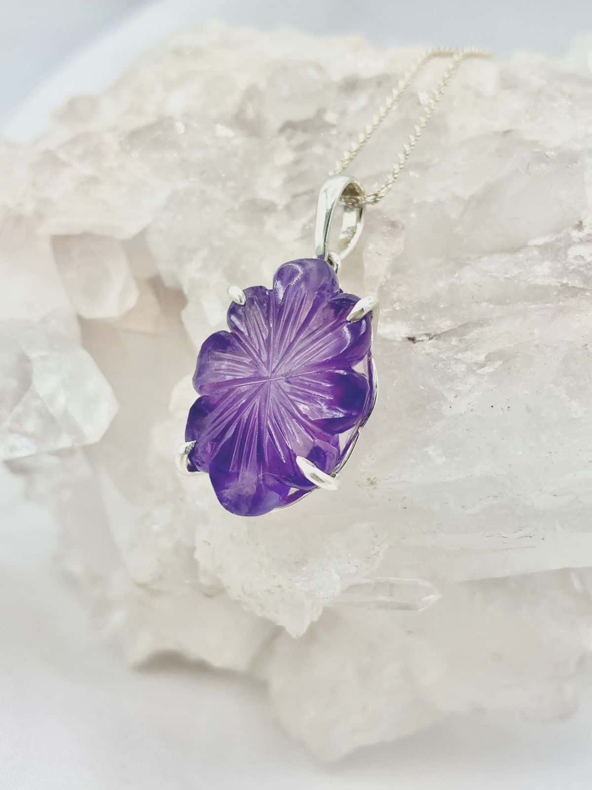 Dije Amatista Flor