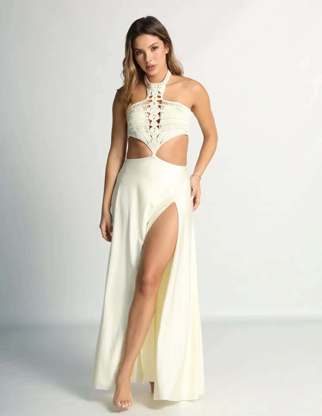 Falda Ventus Marfil