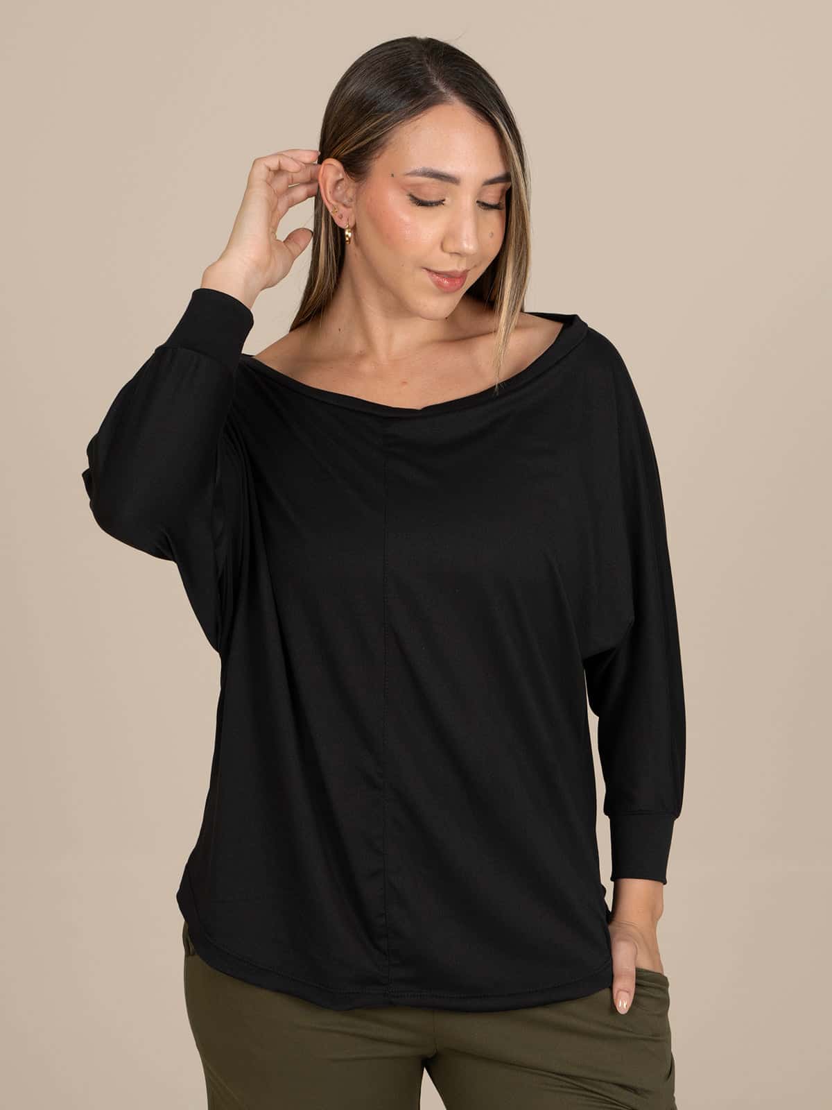 Buzo deco galaxia negro