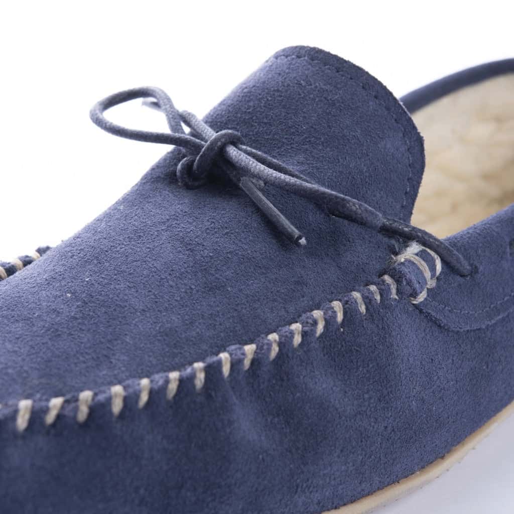 Pantuflas Apaches Mujer Azul Navy - miniatura 4