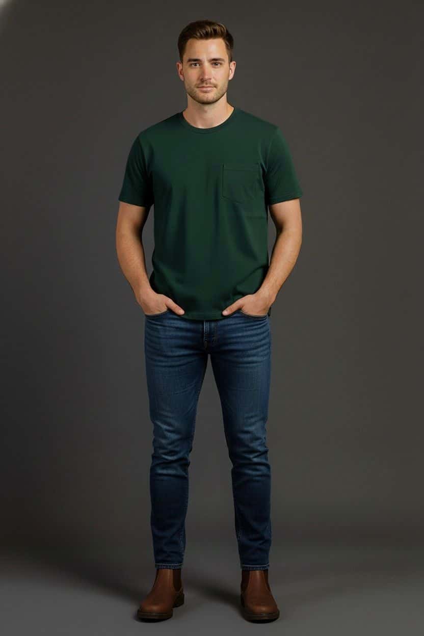 Camiseta Cuello Redondo con Bolsillo - miniatura 8