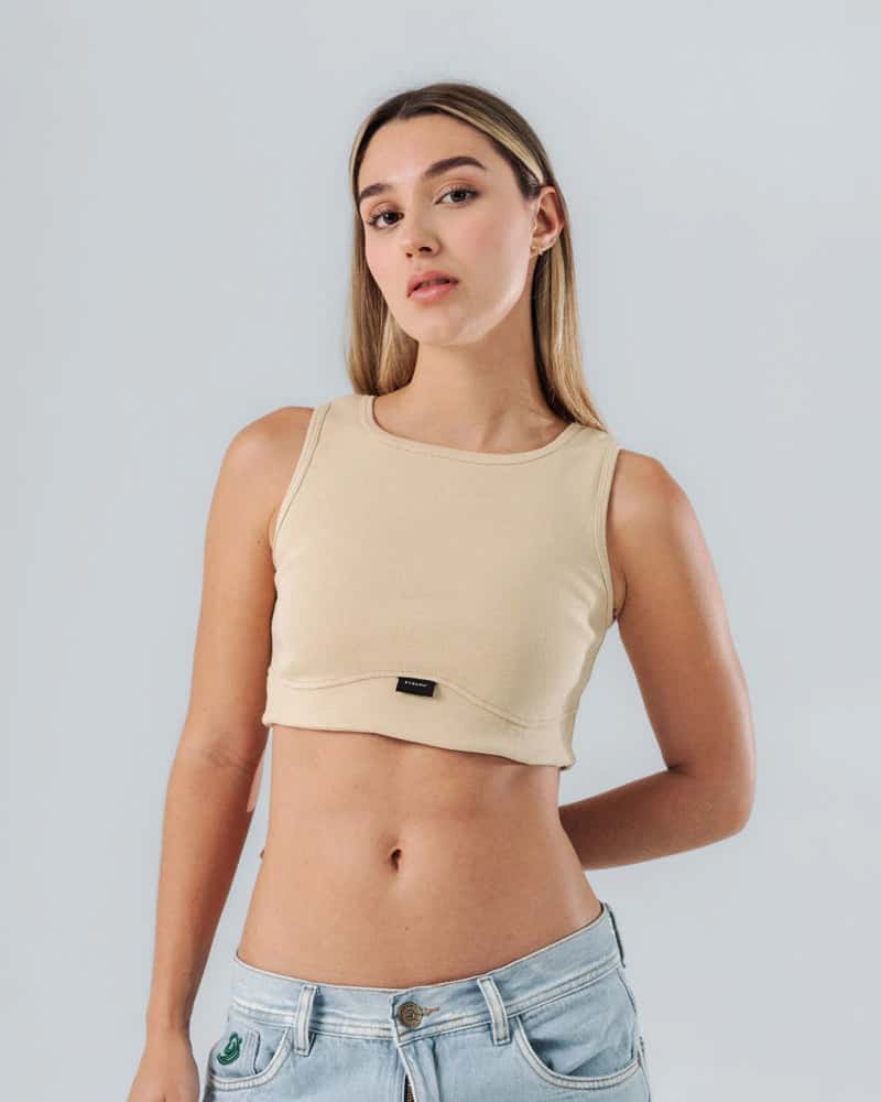 Crop Top Basic Arena - miniatura 1