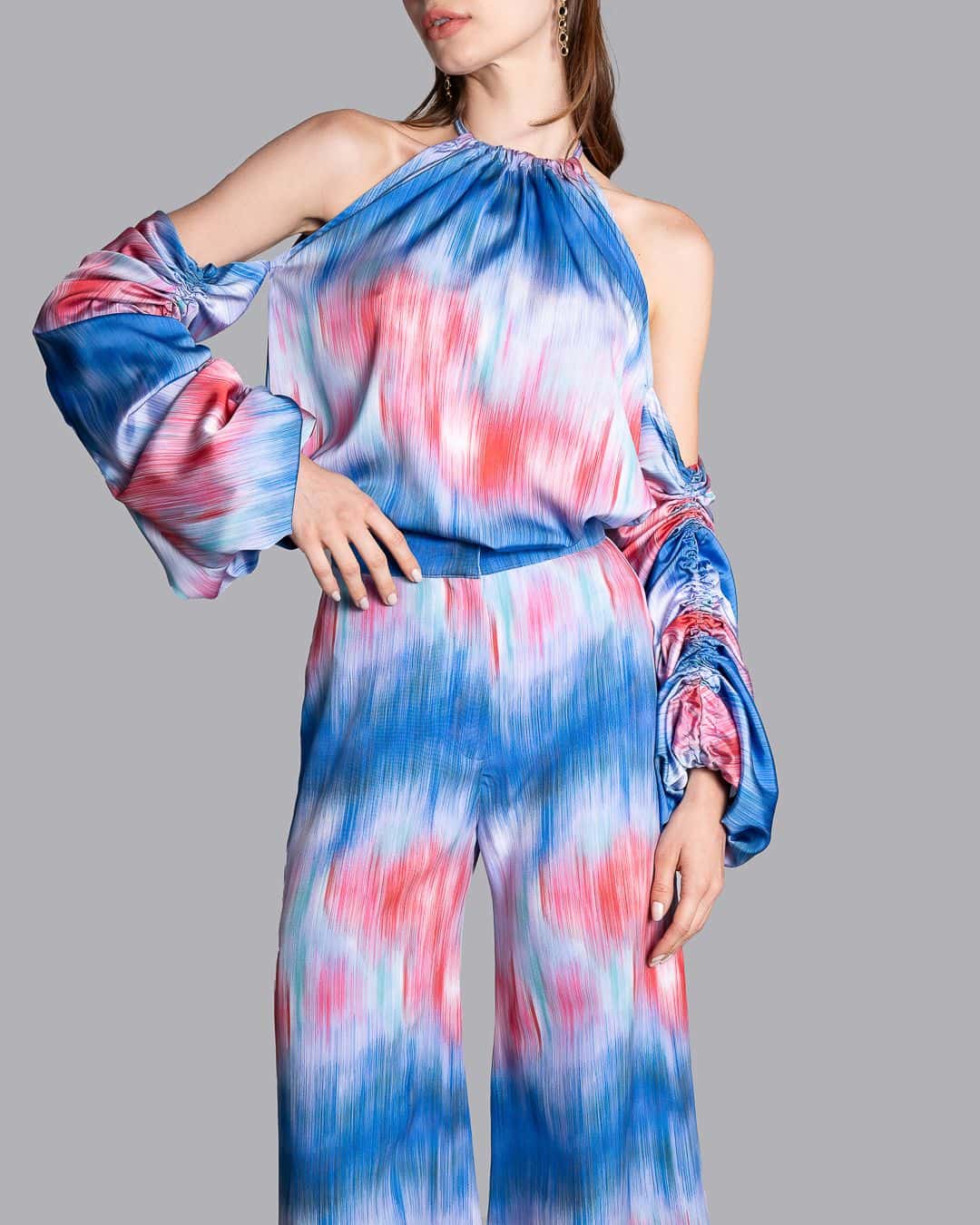 BLUE FADES EMMA TOP