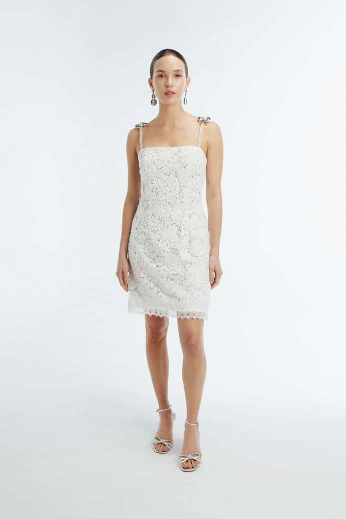 BISCAYNE MINI DRESS WHITE
