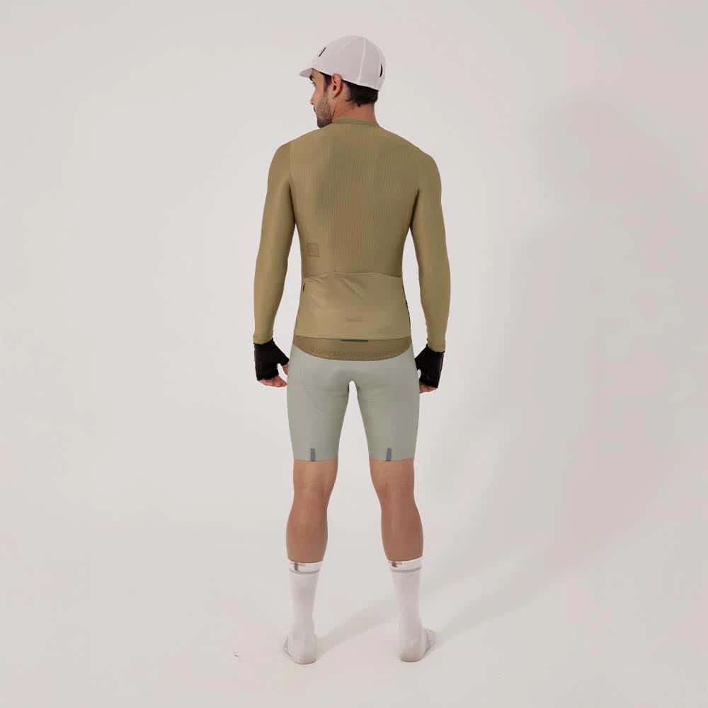 CAMISA CICLISMO MANGA LARGA ESSENTIAL GOLD PARA HOMBRE - miniatura 2