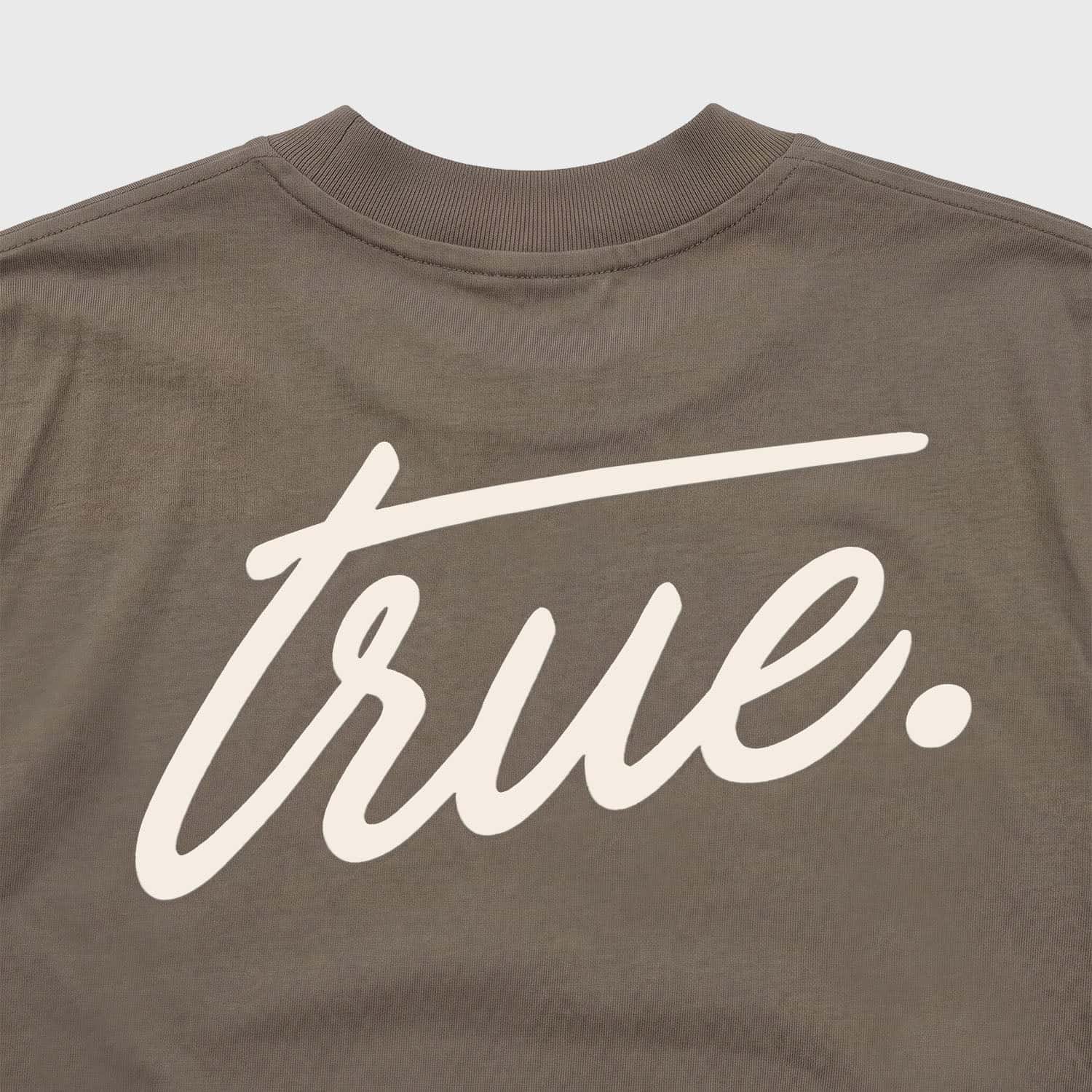 Cursive Logo T-Shirt - Light Brown - miniatura 3