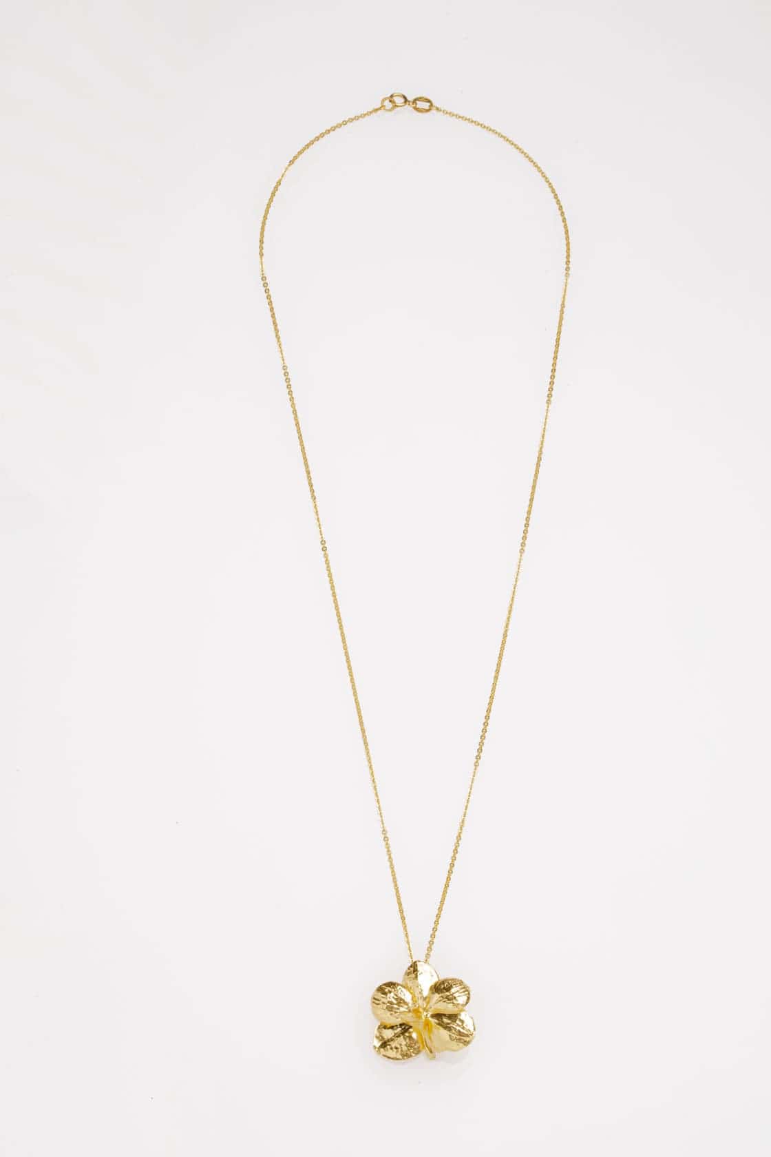 MINI VANDA ORCHID 18K NECKLACE