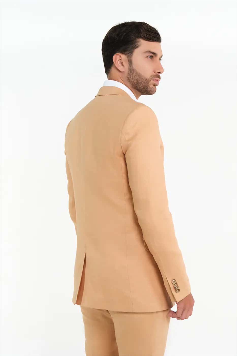 Traje Slim Fit 100% Lino Nuez - miniatura 5