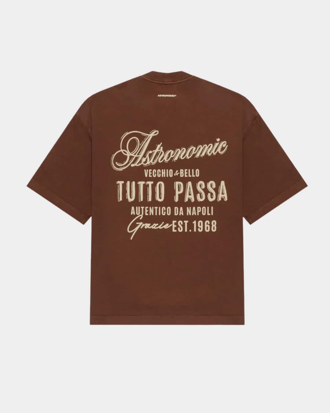 CAMISETA VECCHIO & BELLO - CAFÉ CHOCOLATE - miniatura 1