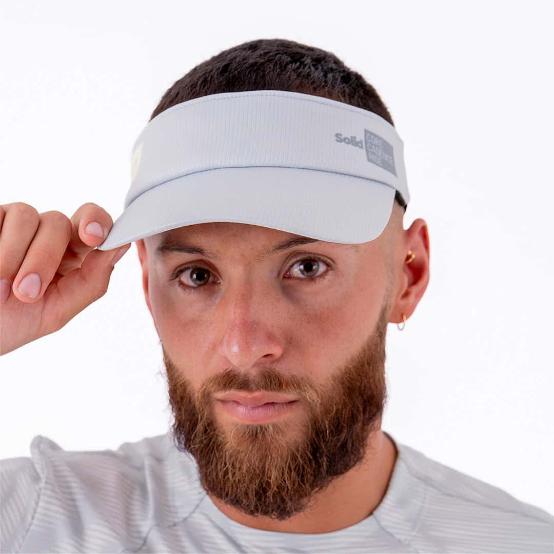 VISERA RUNNING SOLID GRIS CLARO UNISEX - miniatura 2