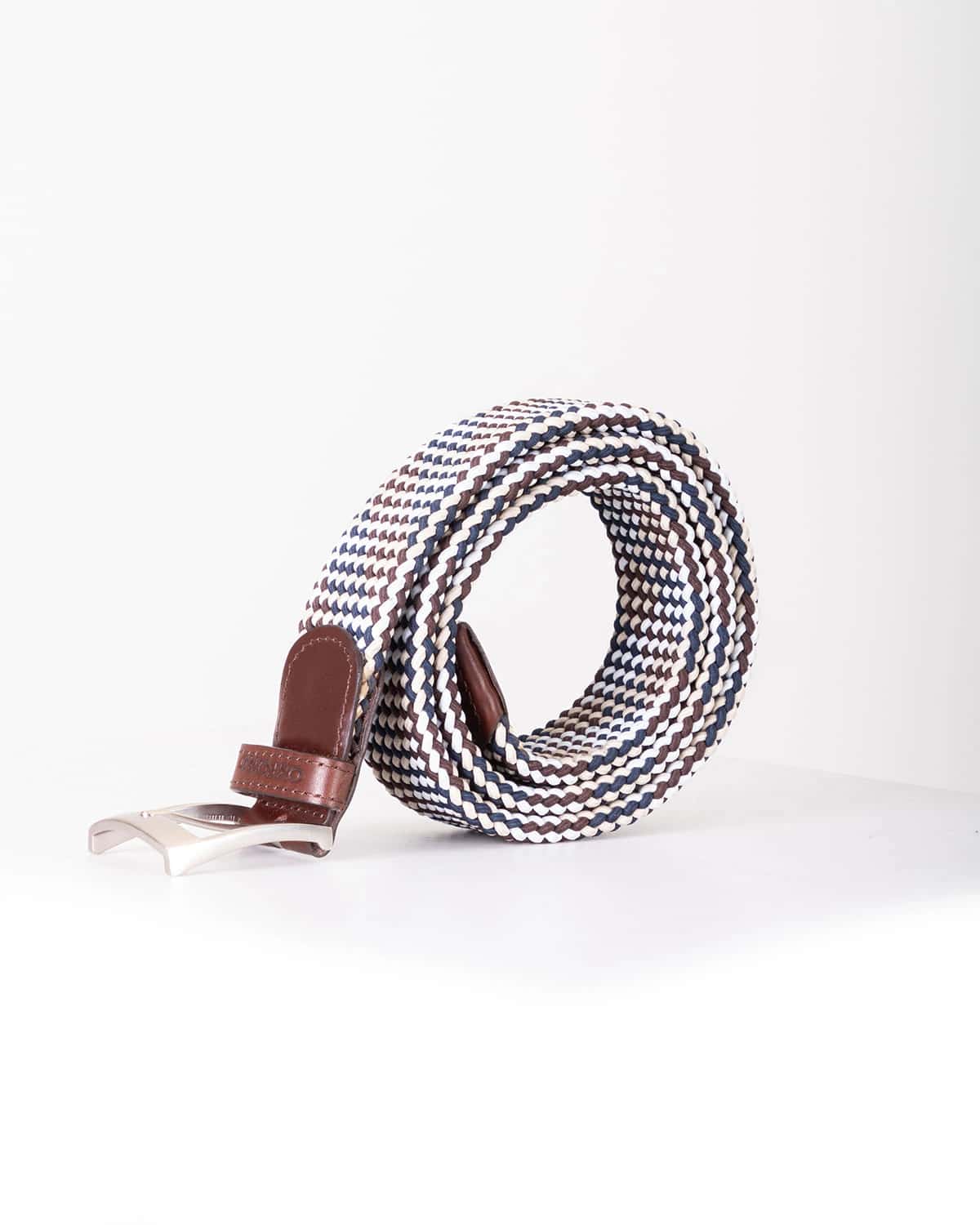 Cinturon cafe para hombre