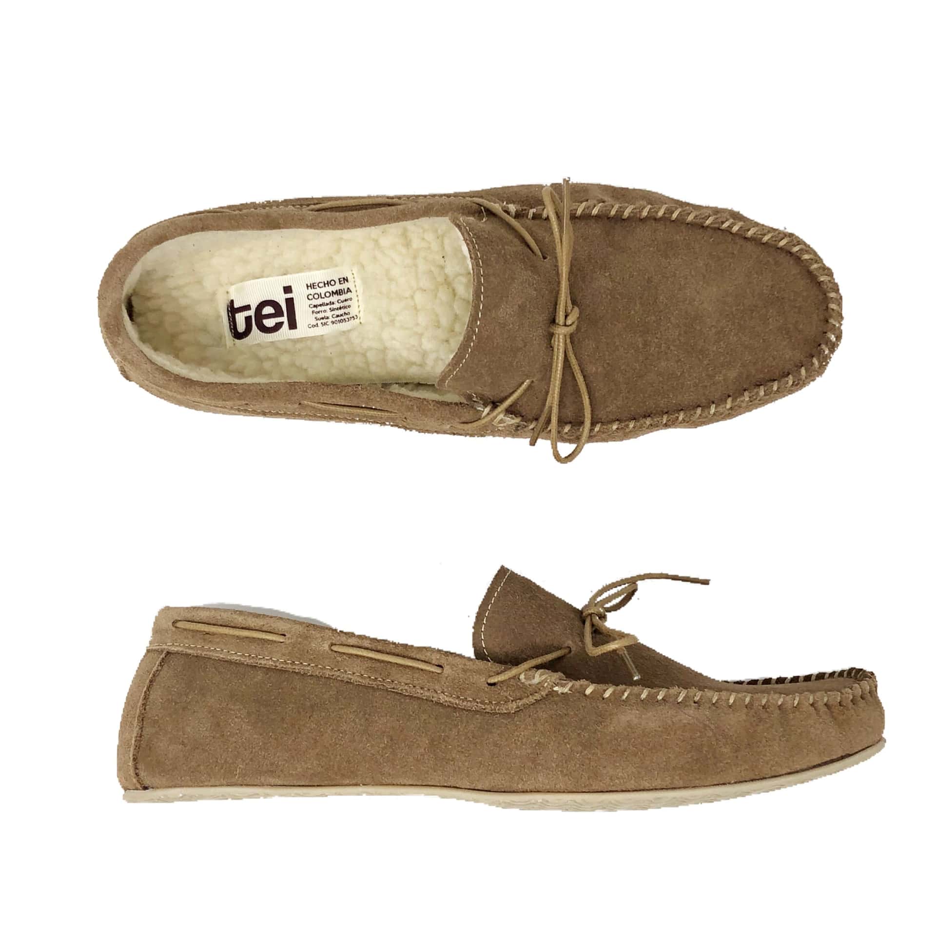 Pantuflas Apaches Mujer Almendra - miniatura 1
