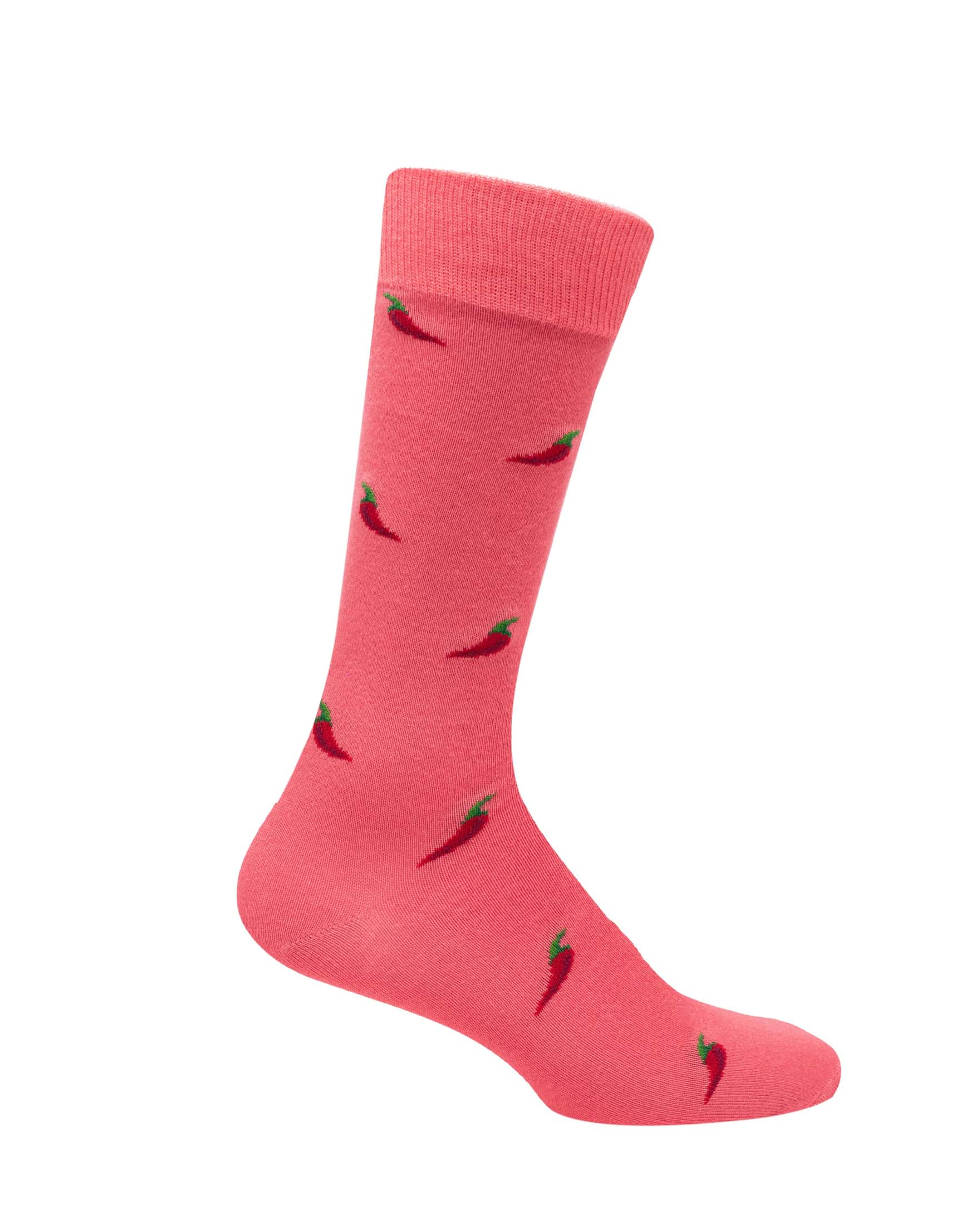 Medias Lazo Rosadas con Chiles