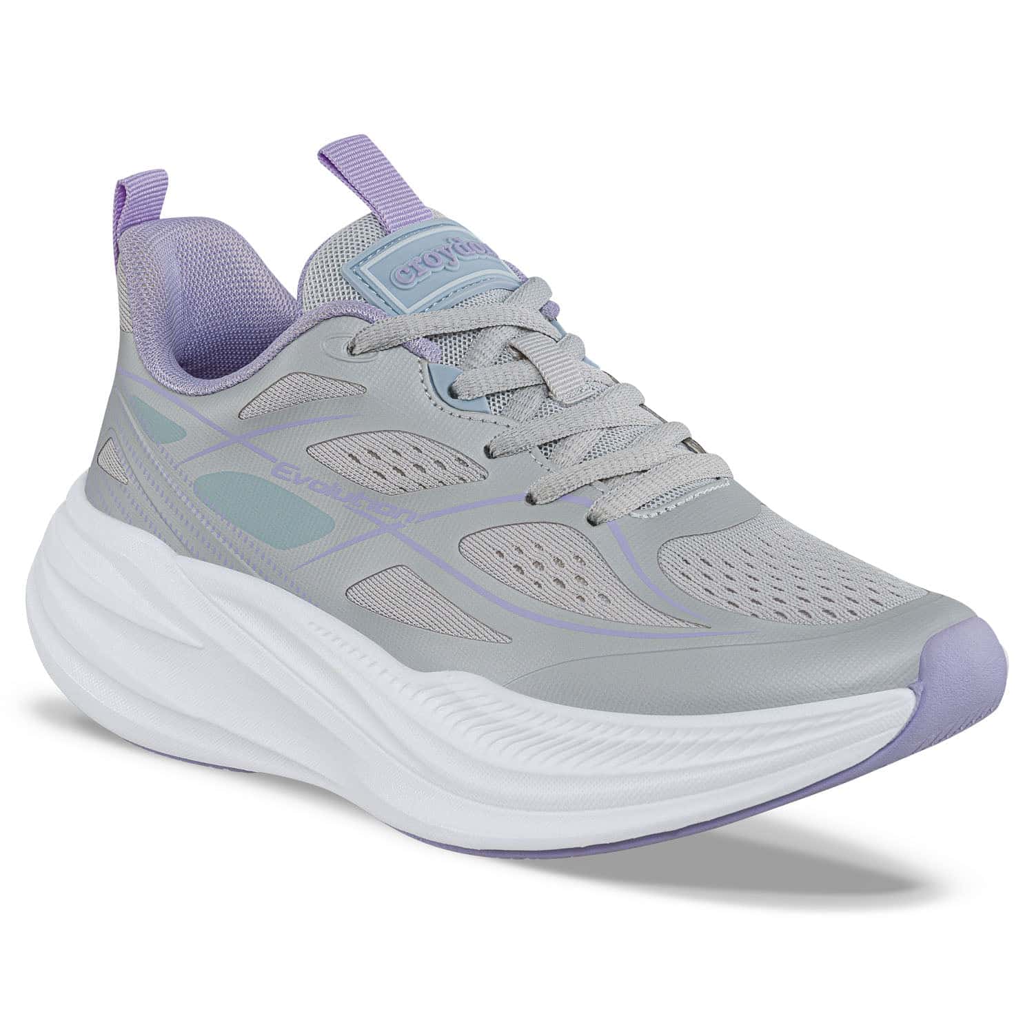 Tenis Running Xudok Gris Croydon para Mujer