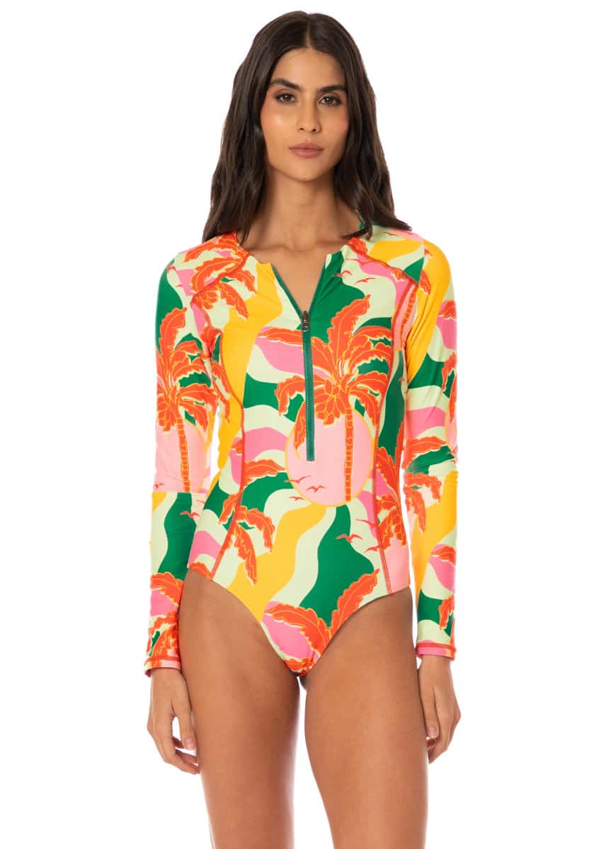 Maaji Tropical Breeze Triton B Cheeky Cut Surf One Piece