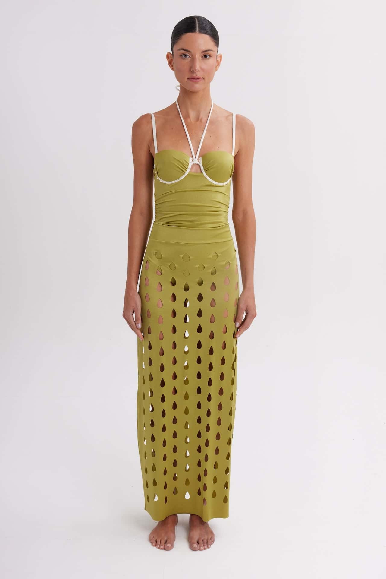 Falda Filipa Pistacchio