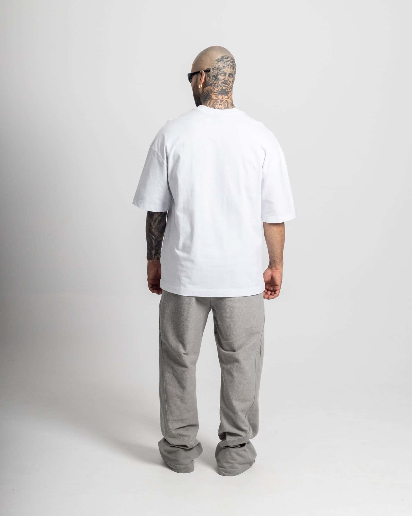 Camiseta básica blanca oversize - miniatura 5