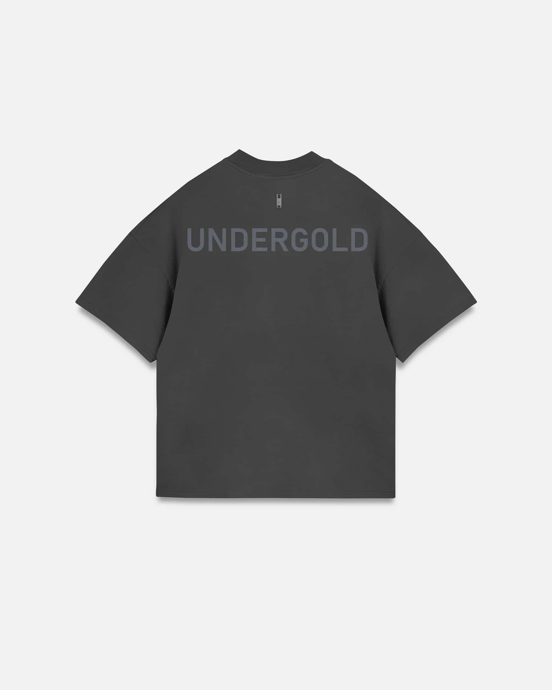 Line Basic Boxy Fit Tshirt Dark Gray