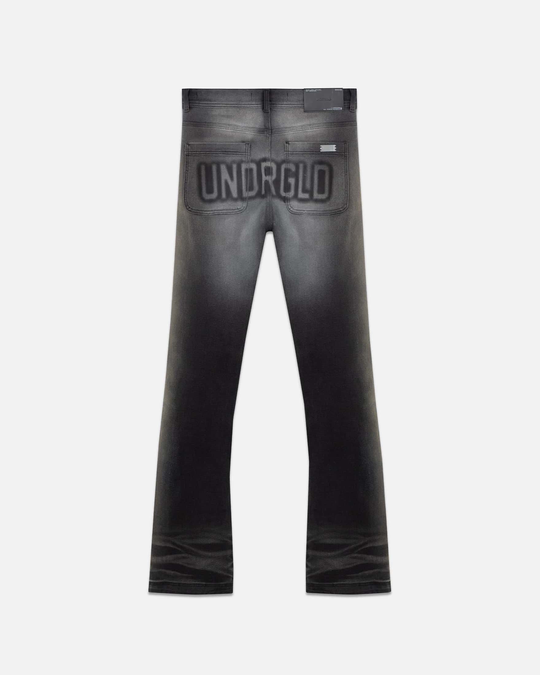 Holy State UNDRGLD Flare Jeans Faded Black