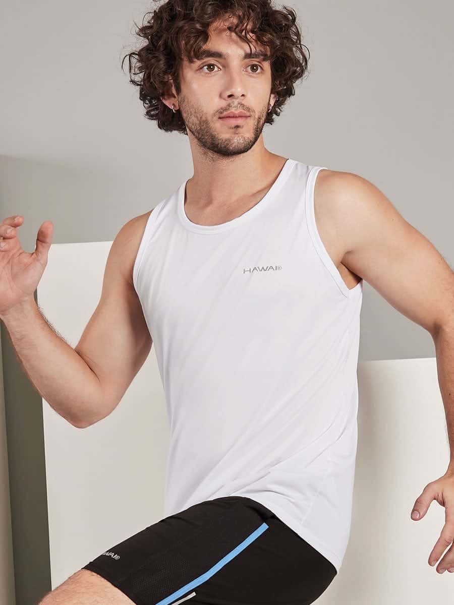 Camisilla Deportiva Color Blanco