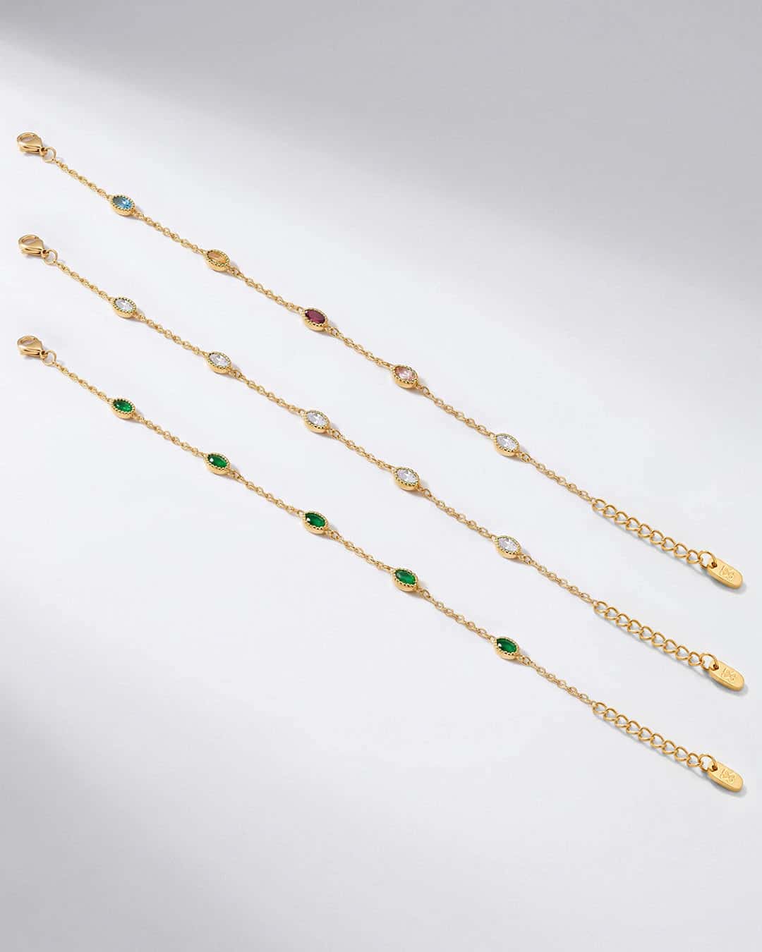 Pulsera 5 Zircones - miniatura 1