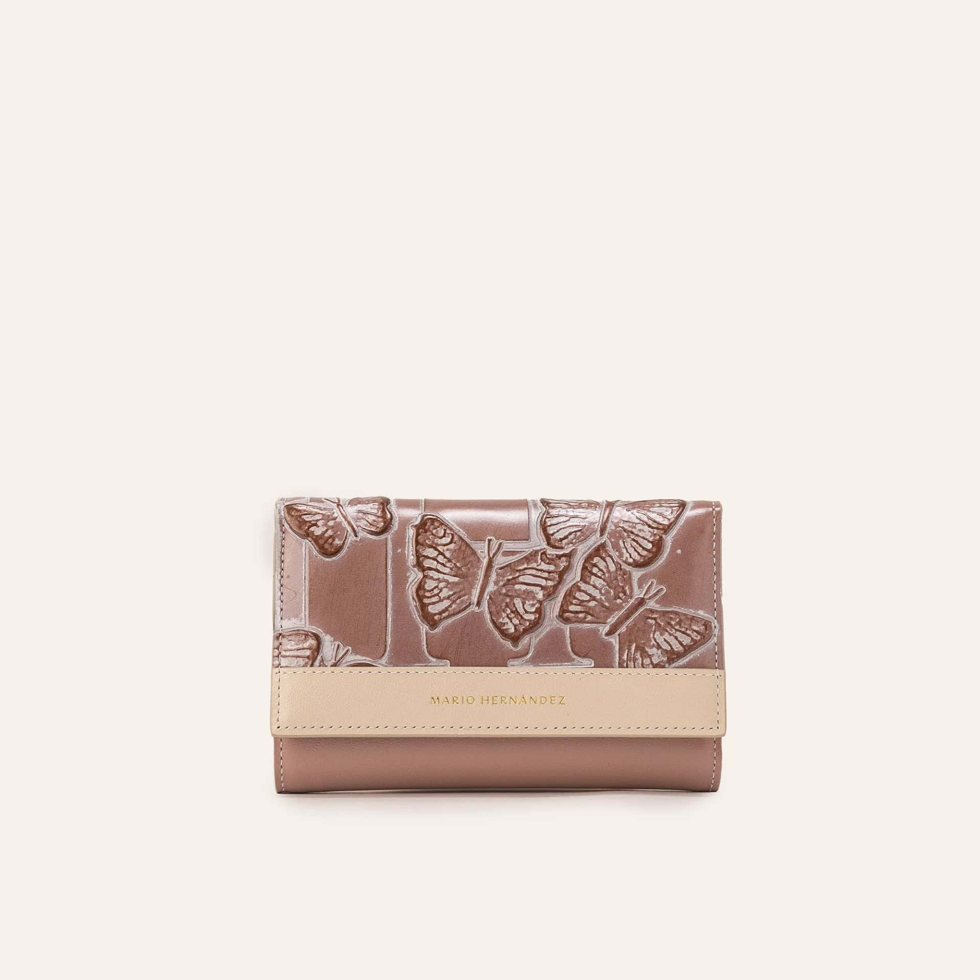 Billetera Tessa Blush Mariposas