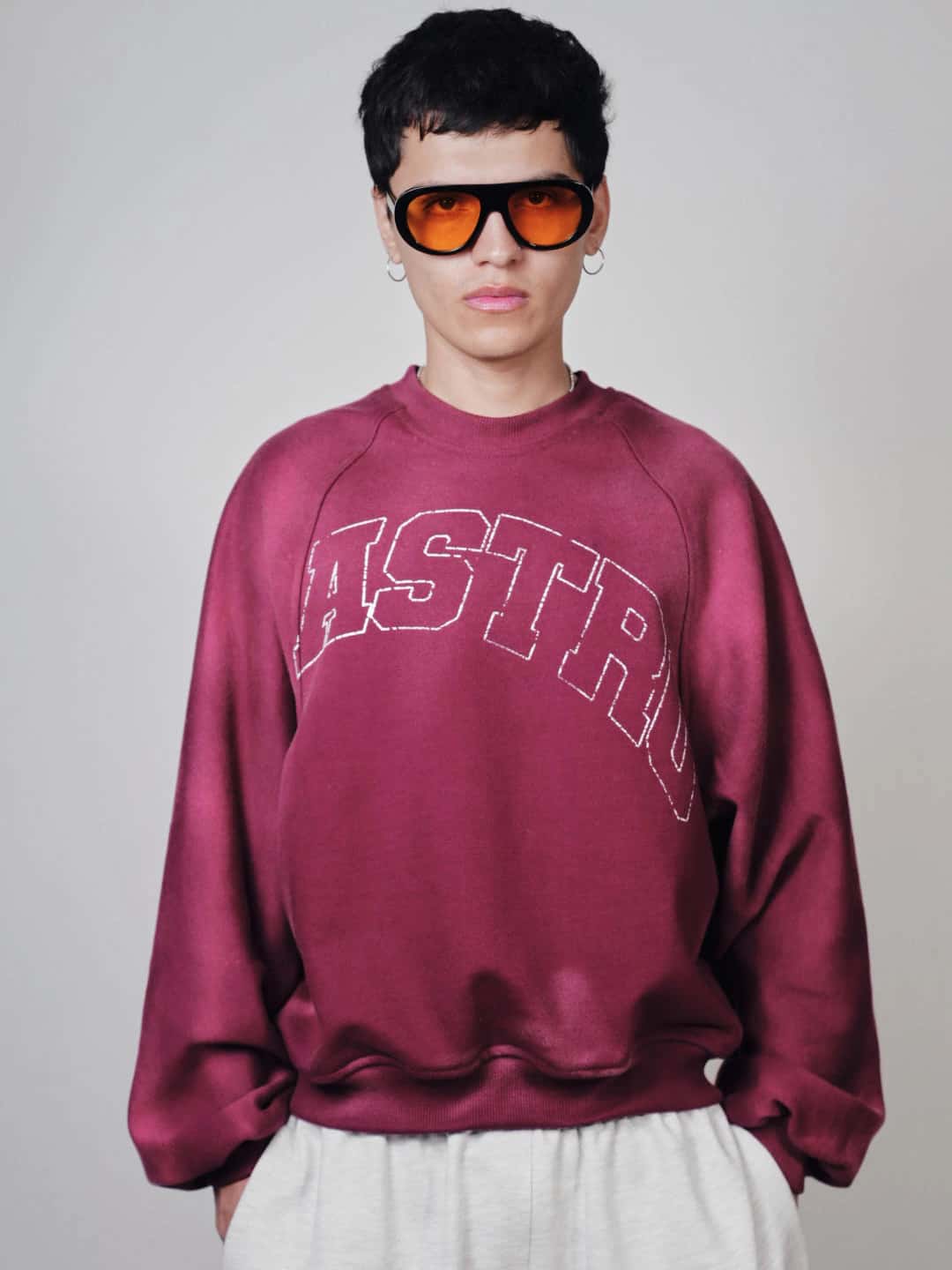 Crewneck Sun Faded — Burgundy - miniatura 10