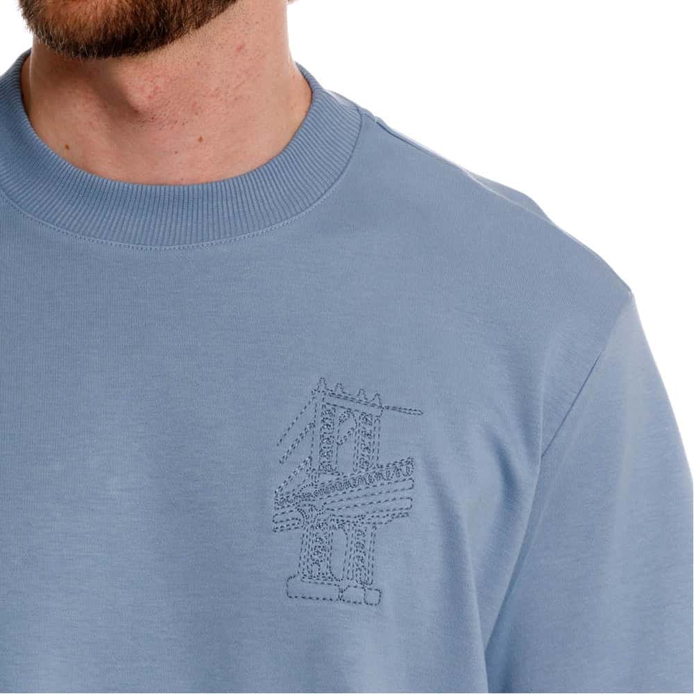 CAMISETA CUELLO REDONDO NUEVA YORK AZUL