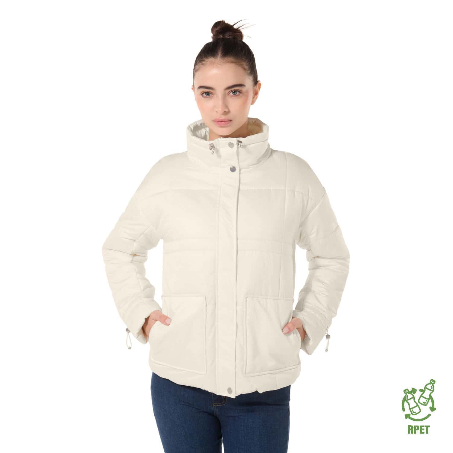 Chaqueta Acolchada para Mujer Silvestre Blanca