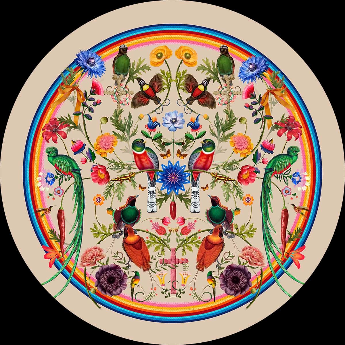 Tabla Redonda - Mexica Ivory