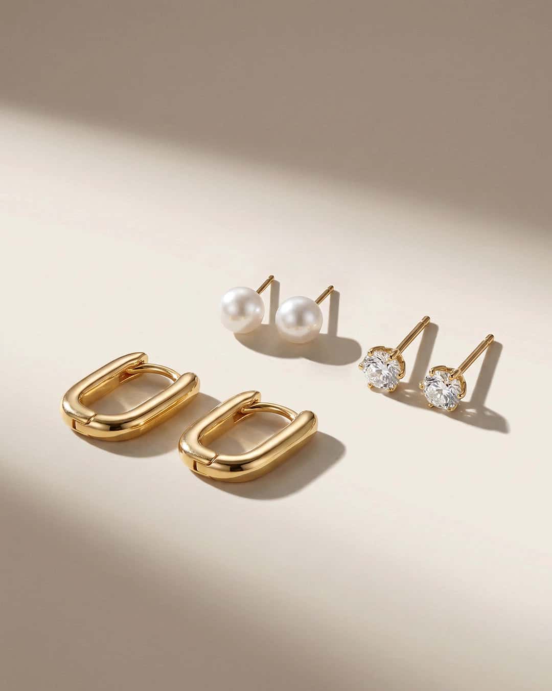 Set X3 Aretes Cuadros Y Básicos