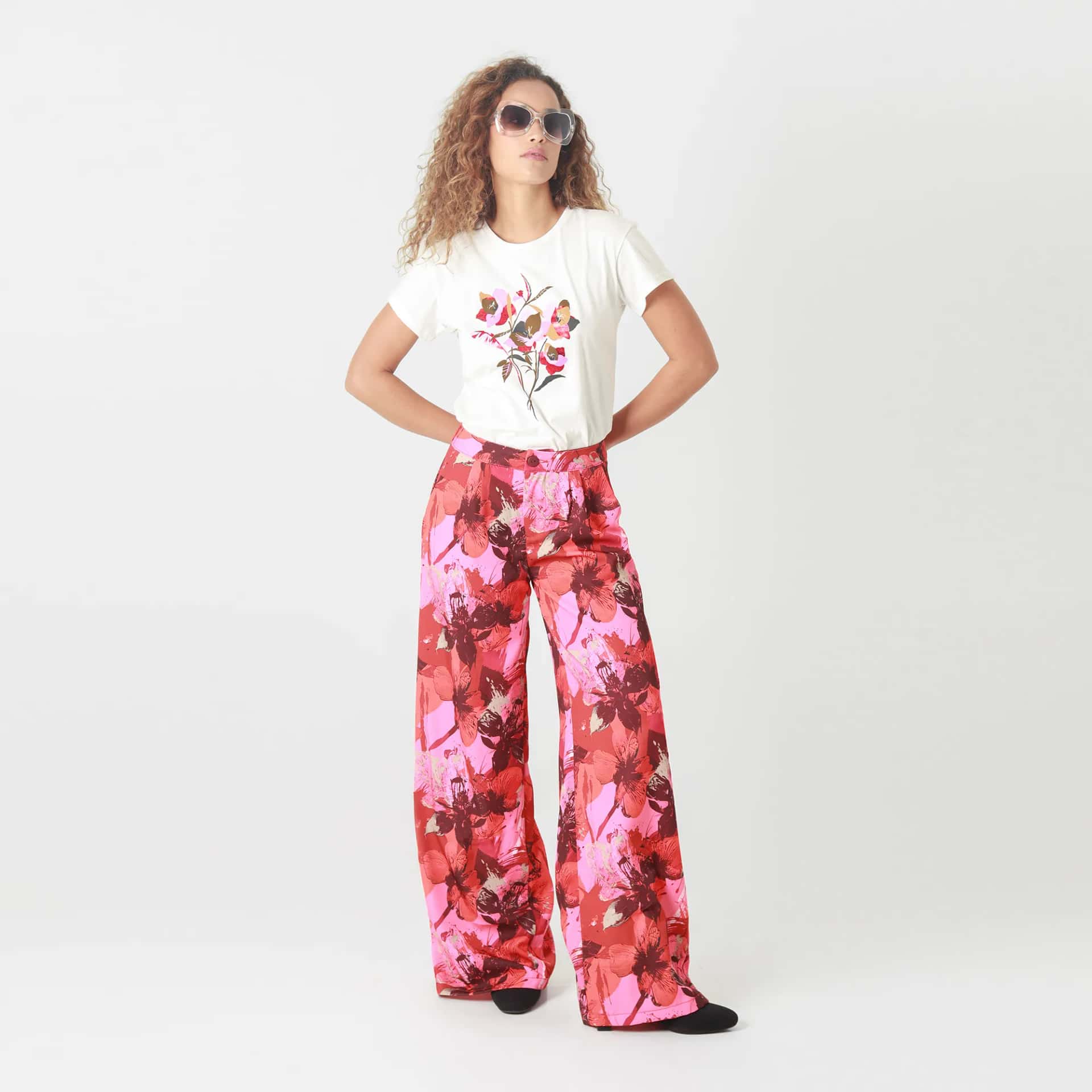 Pantalon Tiro Alto Bota Palazzo