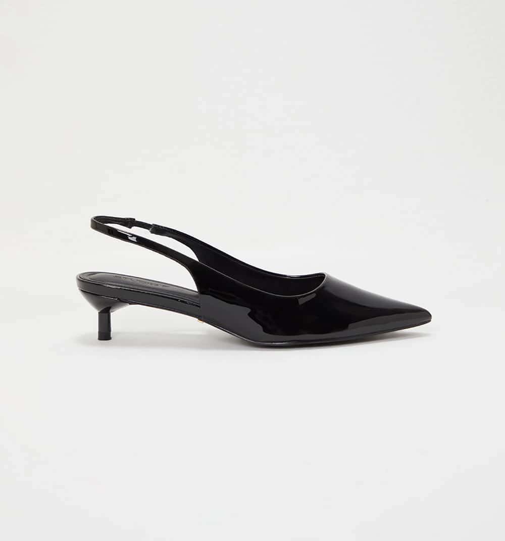 Zapato cerado  de mini tacon