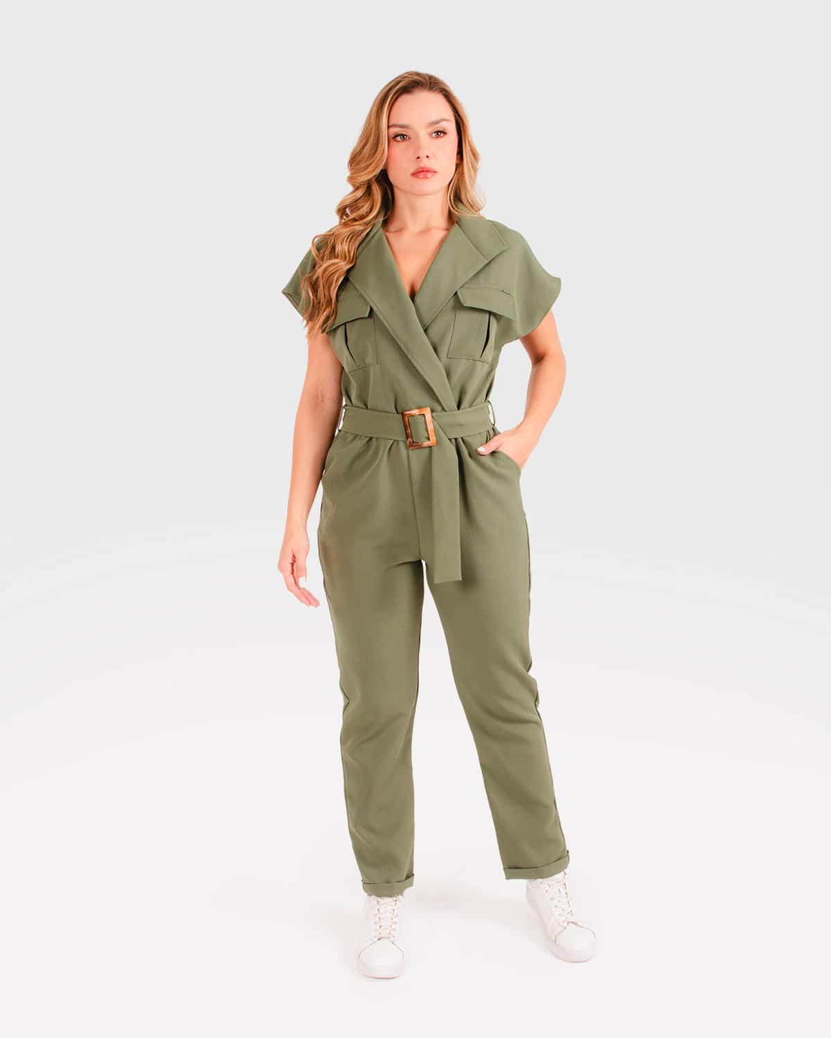 Enterizo verde para mujer