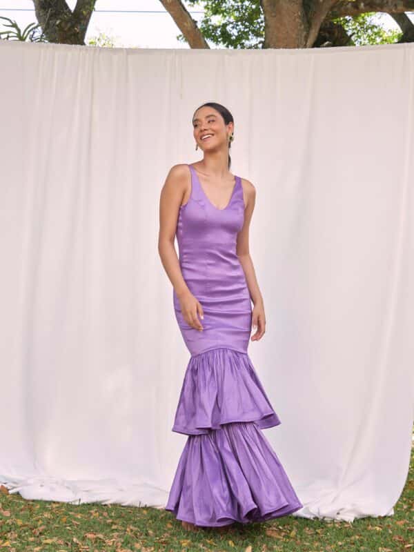 Vestido Adell Lila - miniatura 2