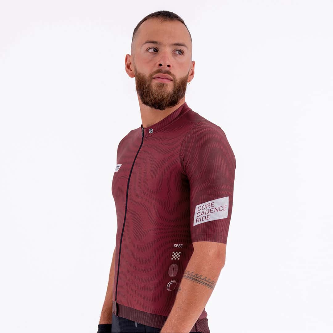CAMISA CICLISMO MANGA CORTA PLUMWIME VINOTINTO PARA HOMBRE - miniatura 3