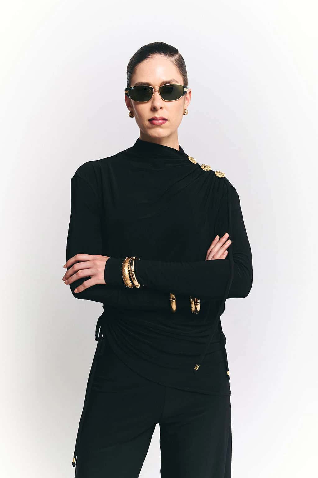 Top Ella Negro
