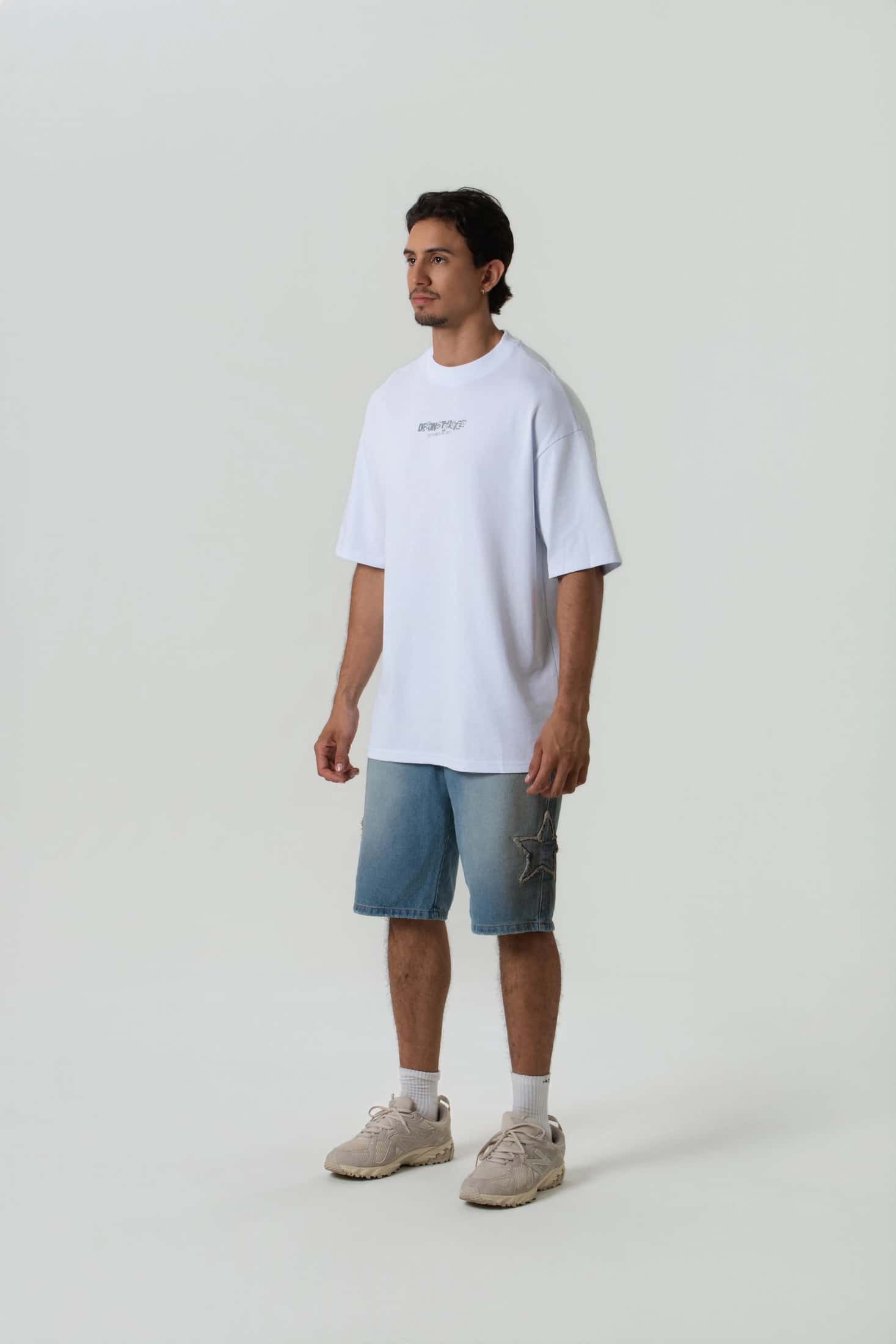 CAMISETA MANGA CORTA COLOR BLANCO OPTICO