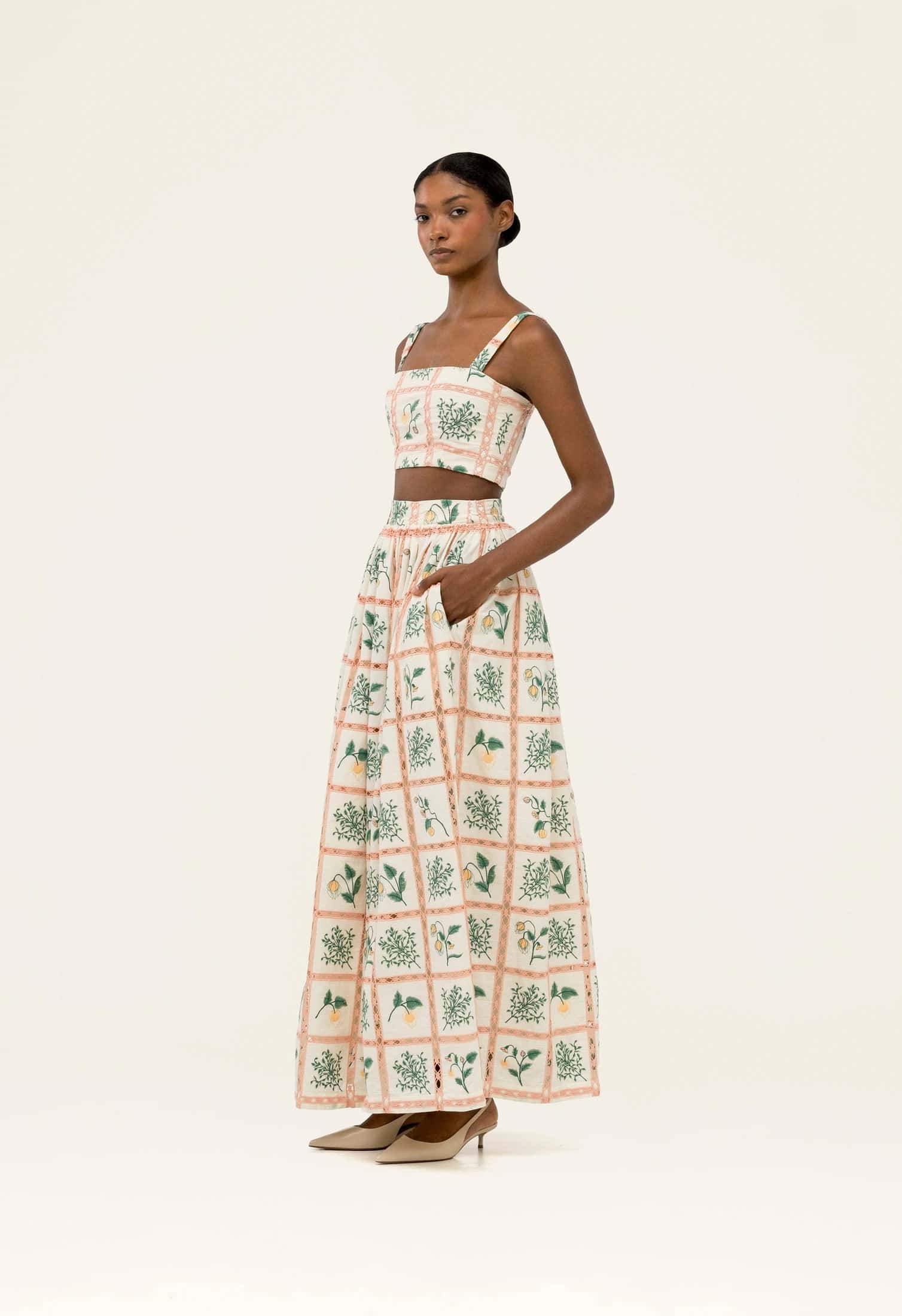 Tangelo Uchuva Maxi Skirt