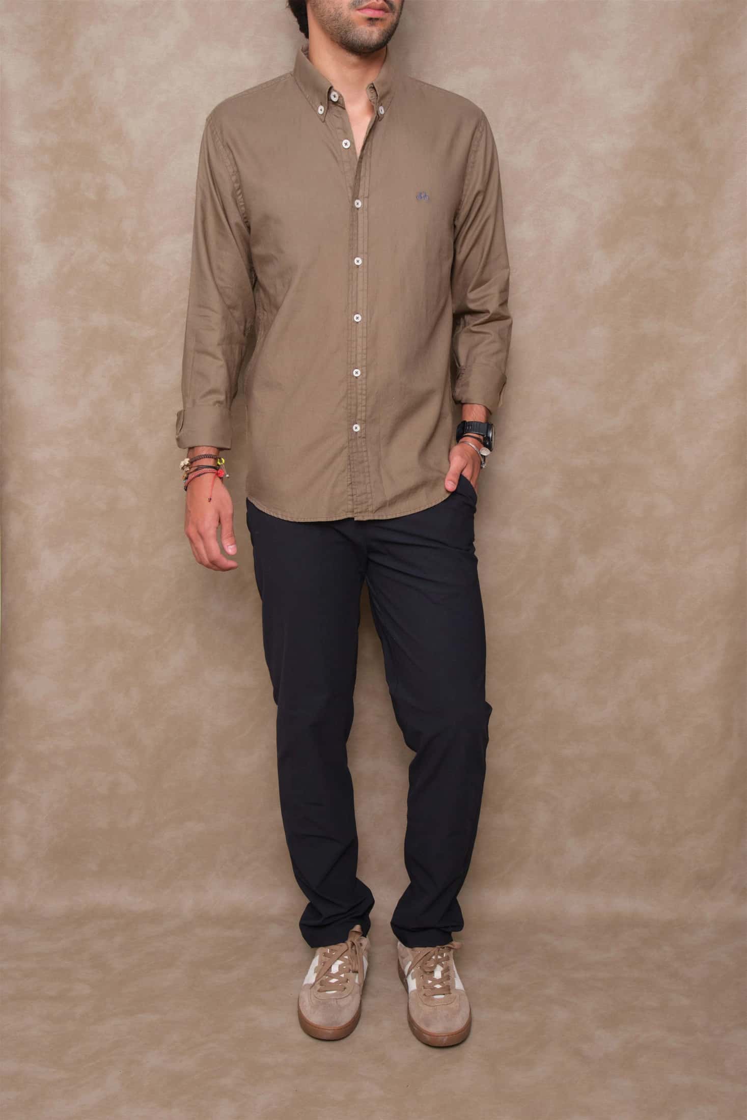 CAMISA OXFORD MOCHA