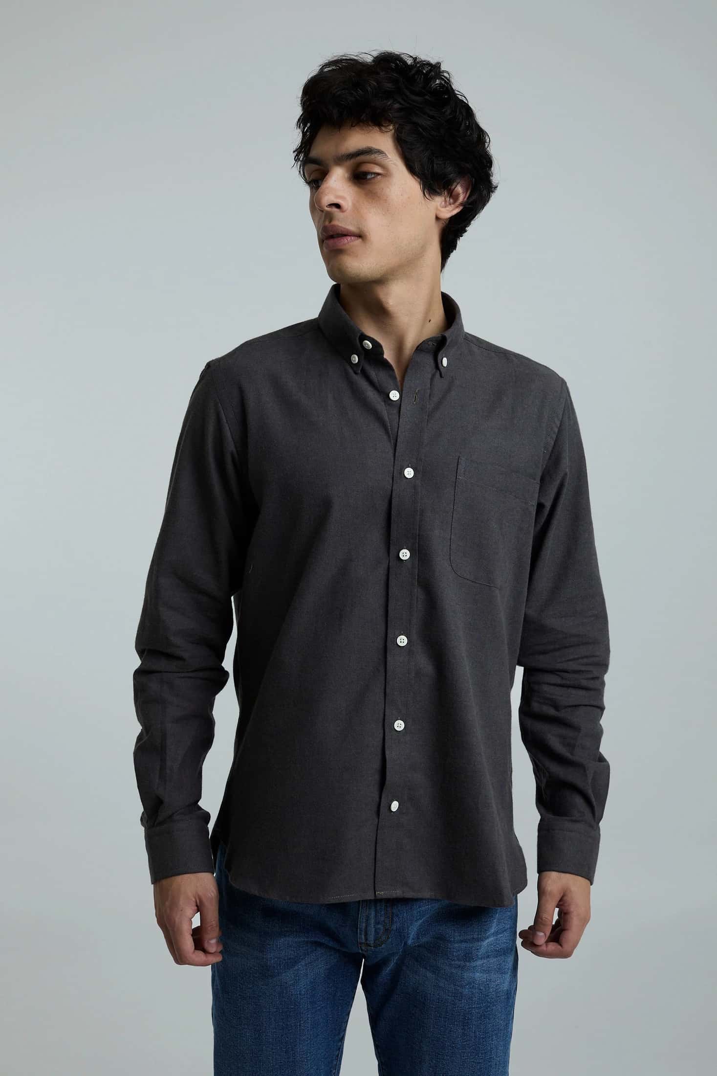 Camisa twill verde