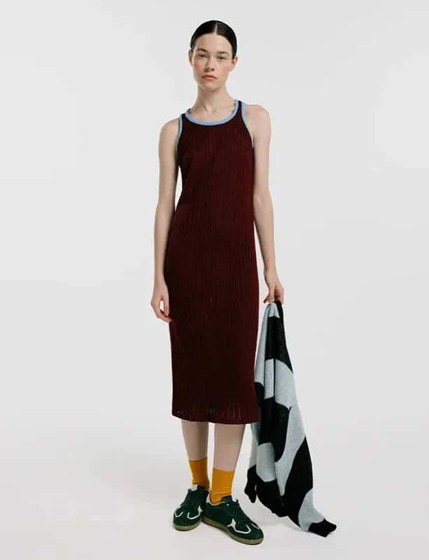 Vestido Midi Vino