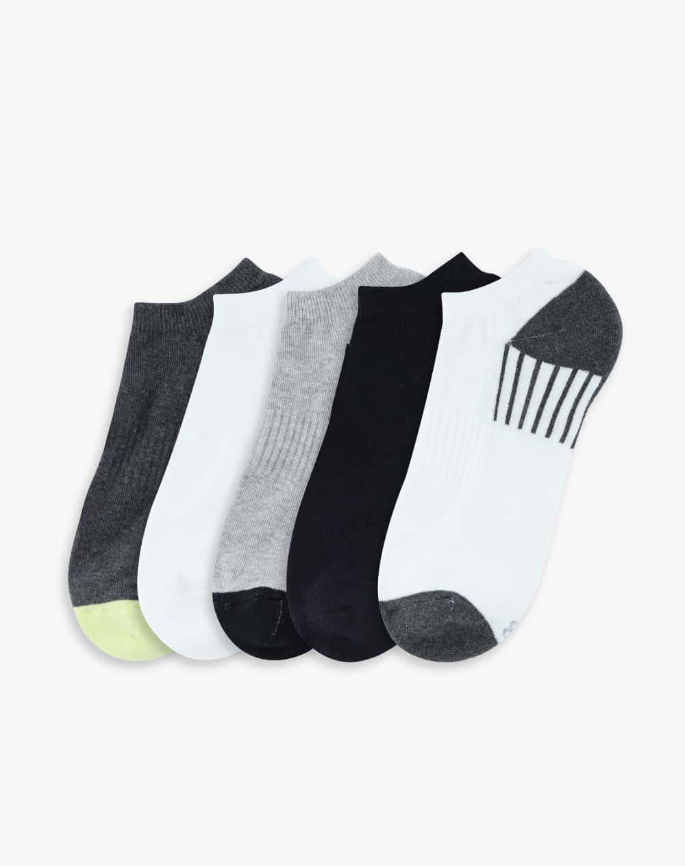 Media hombre tobillera corta pack x5 surtido