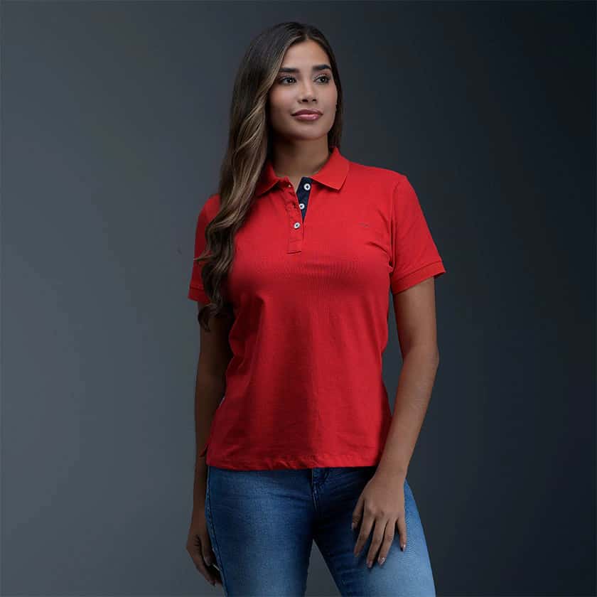 Polo Rojo Mujer