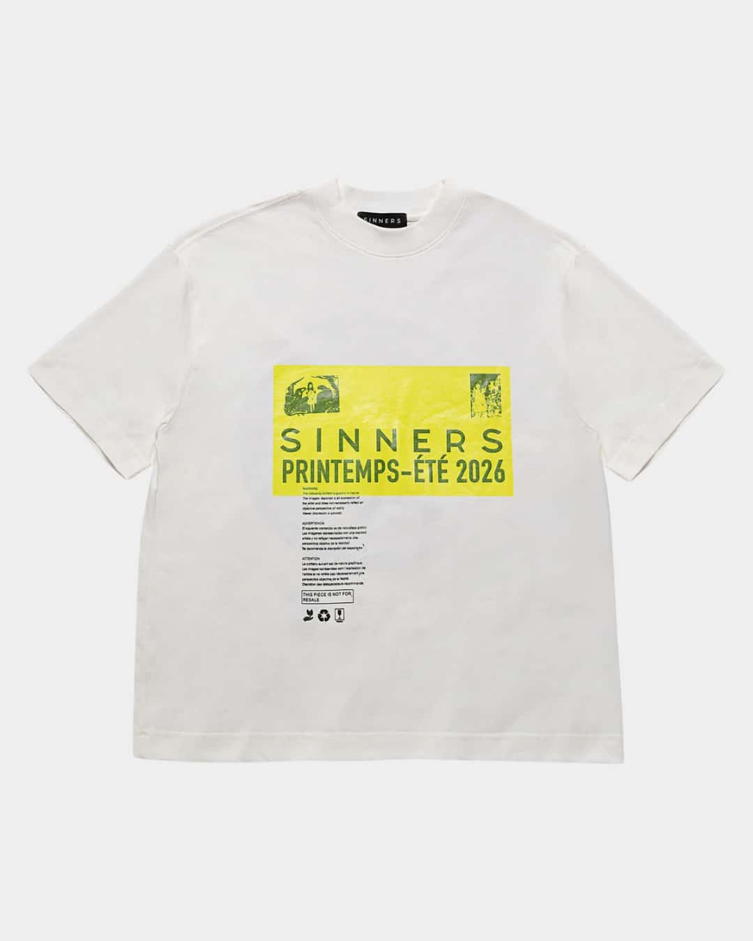 PRE-CAUCION CREME T-SHIRT - miniatura 1