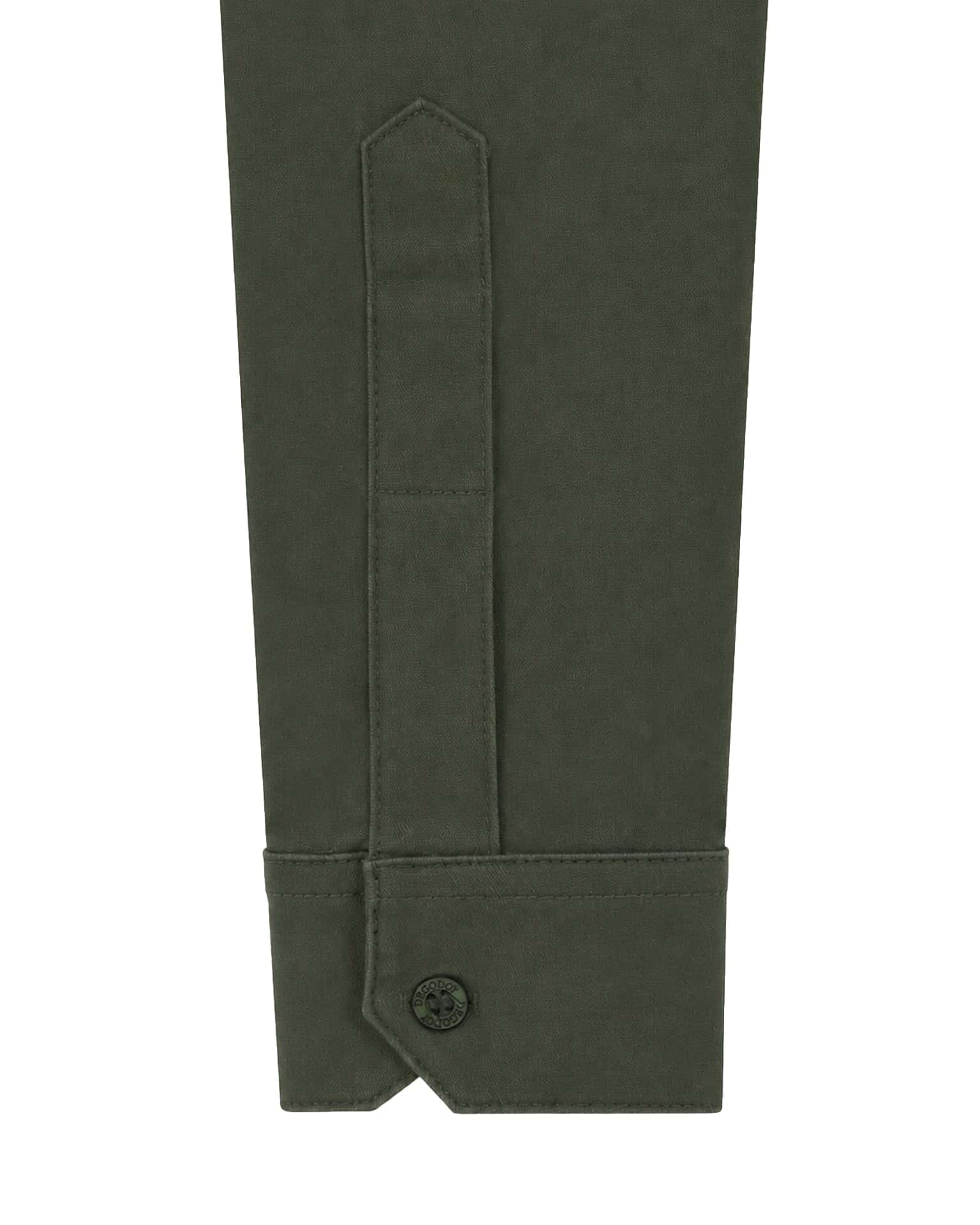 Camisa clasica Verde Army - miniatura 4