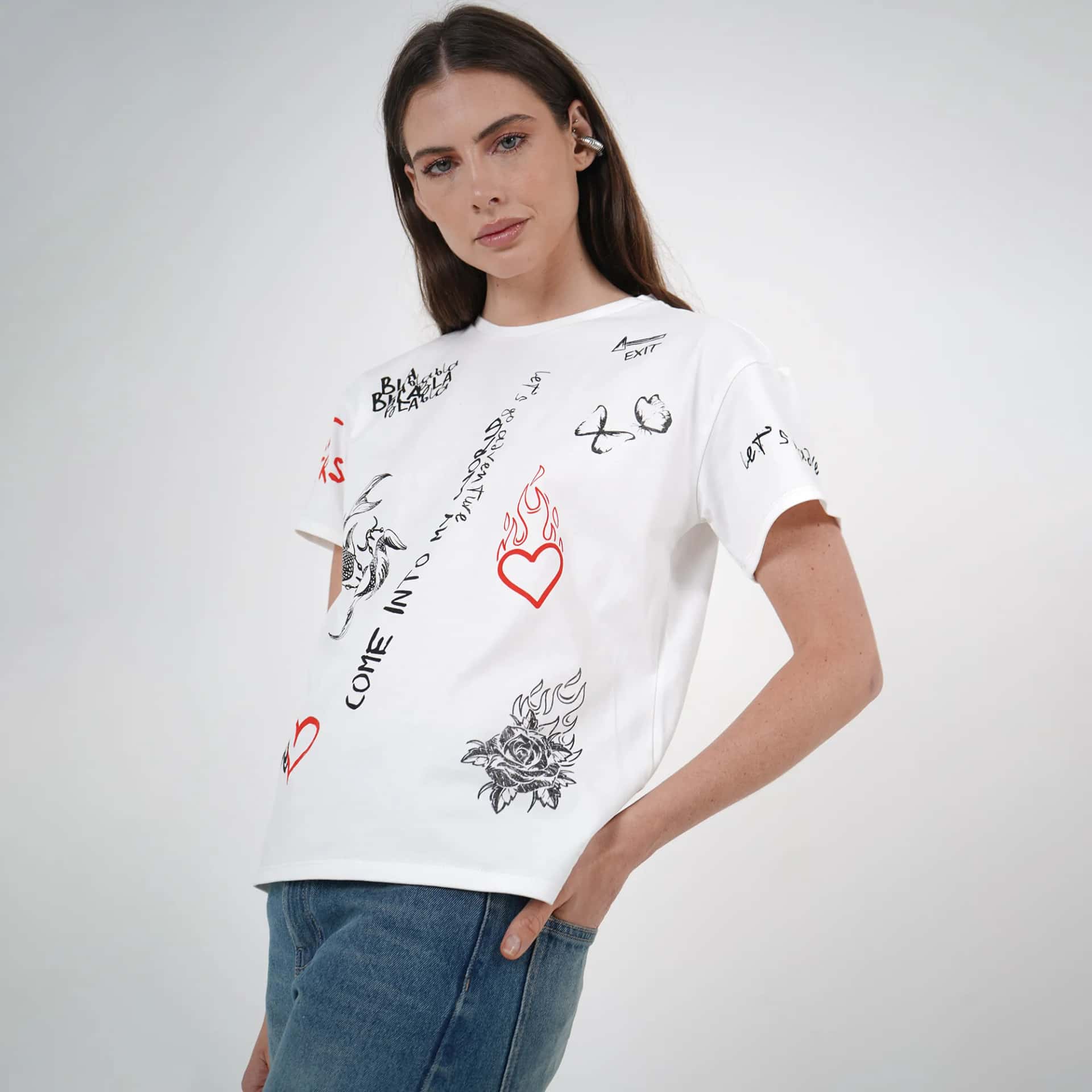Camiseta Cuello Redondo Manga Corta